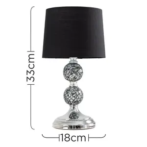 Korbin Metal Table Lamp (Set of 2) Black / No Bulb