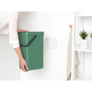 Brabantia Sort and Go 16 Litre Recycling Bin Green