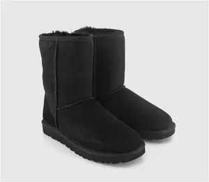 UGG Womens Black Suede Classic Short Ii Boots, 3