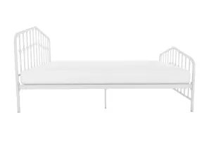 Bushwick Metal Bed White, King