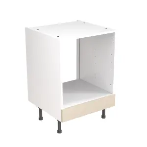 Kitchen Kit Oven Housing Base Unit 600mm w/ Shaker Cabinet Door - Ultra Matt Cashmere