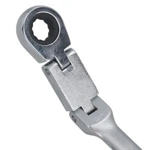 12mm Metric Double Jointed Flexi Ratchet Combination Spanner Wrench 72 Teeth