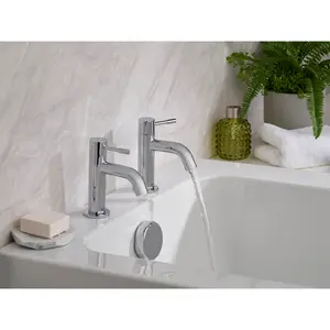 Mila Bath Pillar Tap Chrome