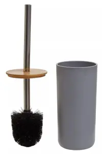 Maison by Premier Canyon Grey Toilet Brush Holder