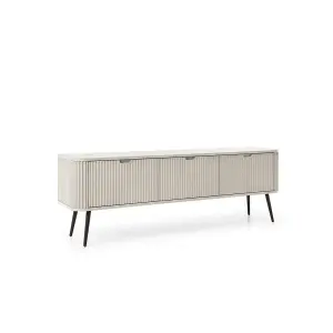  Luxurious Zova TV Cabinet H560mm W1680mm D390mm in Cashmere - Opulent Media Centre