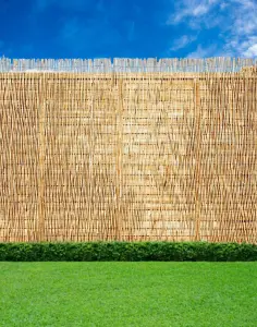 Abaseen 2mx4m Natural Reed Fence Garden Screen