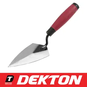 Dekton Soft Grip Pointing Trowel Brick Laying Builder Plastering Cement 6"