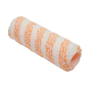 Hamilton For The Trade Long Pile Paint Roller Sleeve White/Orange (One Size)