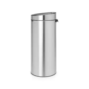 Brabantia 30 Litre Touch Bin Matt Steel