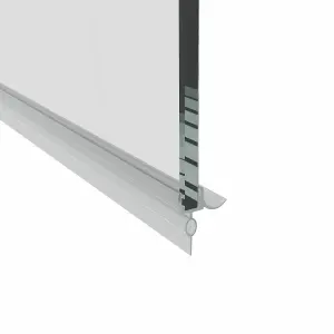 Rinse 800x1400 Square Pivot Bath Shower Screen 6mm Easy Clean Glass Screen Reversible Door Panel Chrome with Towel Rail