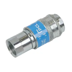 PCL Safeflow Safety Coupling Body Female 1/2" BSP For Workshop Agricultural Use