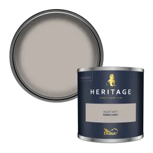 Dulux Trade Heritage Pebble Grey Matt Wall paint, 125ml Tester pot