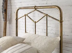 Axton Single 3ft Antique Bronze Metal Bed Frame