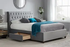 Birlea Marlow King Bed Frame In Grey