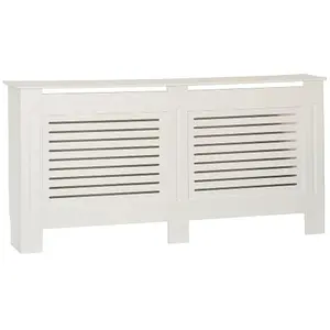 Vida Designs Milton Extra Large White MDF Radiator Cover