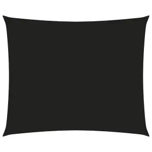 Berkfield Sunshade Sail Oxford Fabric Rectangular 2x3 m Black