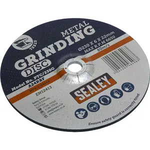 High-Performance Aluminium Oxide Grinding Disc 230mm x 6mm for Metalworking