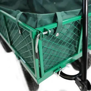 Garden Cart Heavy Duty Trolley Festival Hand Truck Wagon 200kgs Folding Sides