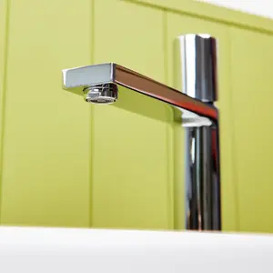 Flode Limingen High Rise Mono Basin Mixer Tap Chrome