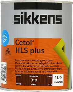 Sikkens 1L Cetol HLS Plus Exterior Woodstain Walnut