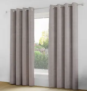 Boucle SALE Silver Readymade Curtain - On Trend, Thermal, Warm, Noise Reducing - 90 x 90 inch (229x229cm)