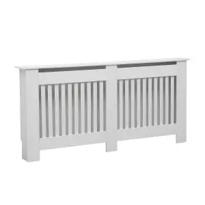 MDF Radiator Cover With Modern Cabinet Top Shelving (Extra Large)