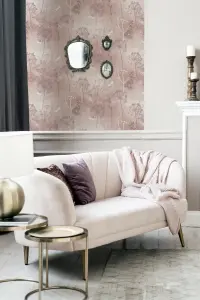 Arthouse Damselfly Blush Wallpaper