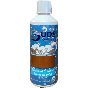 SUDS-ONLINE 500G Stabalised Chlorine Granules - Swimming Pool Chemicals & Spa