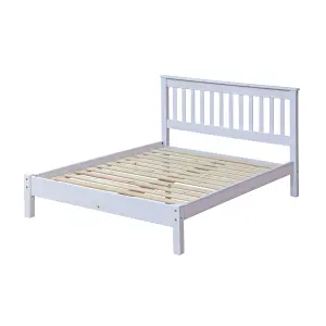 Core products, Premium Corona White double 4'6" slatted low-end bedstead