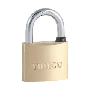 Timco - Brass Padlock (Size 40mm - 2 Pieces)