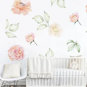 Roses and Romance Floral Wall sticker Mural