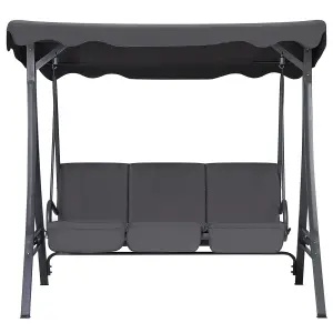 Patio Swing GARBO Metal Dark Grey