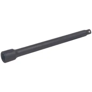 250mm Steel Impact Extension Bar for 1/2 Inch Drive Tools with Spring-Ball Retainer