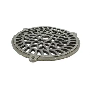 Oakcrafts - Antique Cast Iron Round Tabs Air Vent Extraction Cover - 200mm