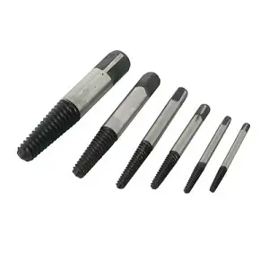 6 Piece 3mm 25mm Screw Extractor Set Damaged Screw Bolt Removal