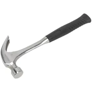 20oz Heavy-Duty Claw Hammer with Rubber Grip - Ideal for DIY Projects and Nail Removal