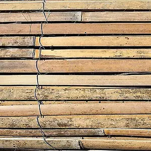 Bamboo Screening Roll Natural Fence Panel Outdoor Garden 1m x 4m