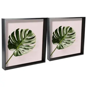 Nicola Spring - 3D Deep Box Photo Frames - 16 x 16" - Pack of 2