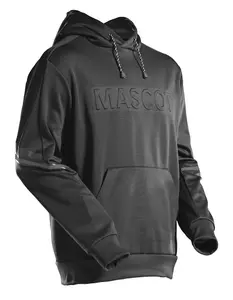 Mascot Customized Fleece Hoodie (Black)  (XXXX Large)