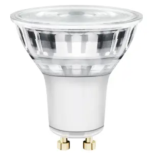 Diall GU10 3.6W 345lm 36° Clear Reflector spot Neutral white LED Light bulb