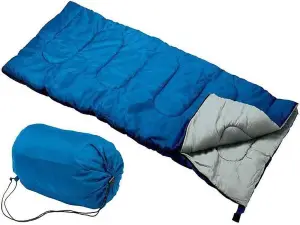 Envelope Shape Sleeping Bag Warm Single For Adults Teens All Seasons Camping Caravan And Travel Hiking Backpacking Outdoor Use