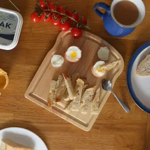 Argon Tableware Wooden Breakfast Board - 20cm x 24cm