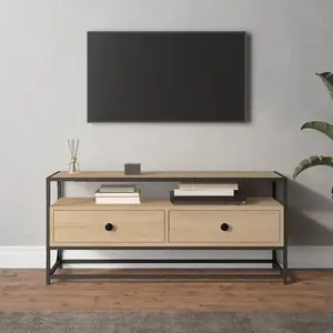 Berkfield TV Cabinet Sonoma Oak 100x35x45 cm Engineered Wood