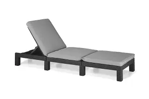 Keter Daytona Relax Sun Lounger - Anthracite