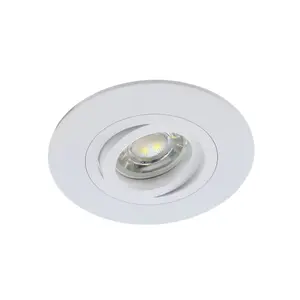 Luminosa Helium Plus Recessed Downlight Tilting Light White