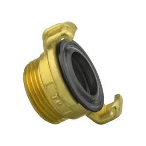 Professional Geka type brass claw hose connectors/fittings, (1" bsp male)