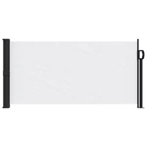 Berkfield Retractable Side Awning White 100x300 cm