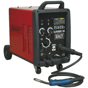 180A MIG Welder - Forced Air Cooling System - Non-Live Euro Torch - 230V Supply