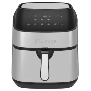 EMtronics Digital Large 9 Litre Air Fryer with 99 Minute Timer - Stainless Steel