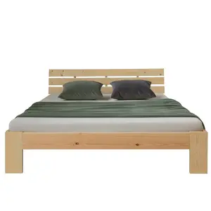 Mirielle Solid Wood Bed Natural / Super King (6') (180 x 200 cm)